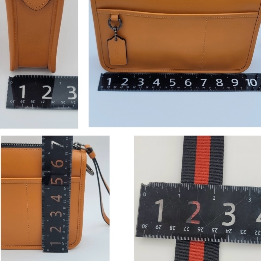 Coach Heritage Butterscotch Convertible Crossbody #955 - Picture 5 of 15